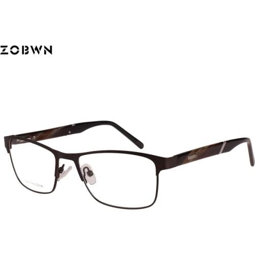 Business glasses man vintage gafas Fashion glasses eyeglasses high quality frames Lunettes big size oculos de grau masculino