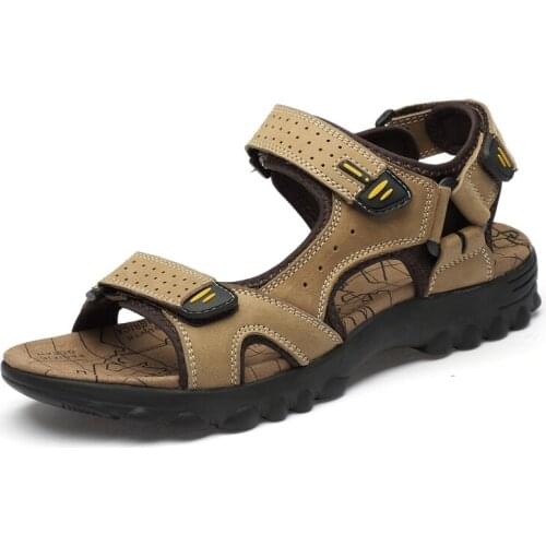 Man 2020 flip flops air couple mens sports Casual slipper on playa wear size casual sport breathable sandalen Shoes beach mesh