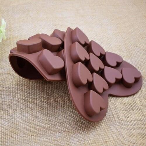 New Silicone Chocolate Mold Chocolate Baking Tools Non-stick Cake Mold Jelly&Candy Mold 3D Mold Decoration DIY Hot Sale brush