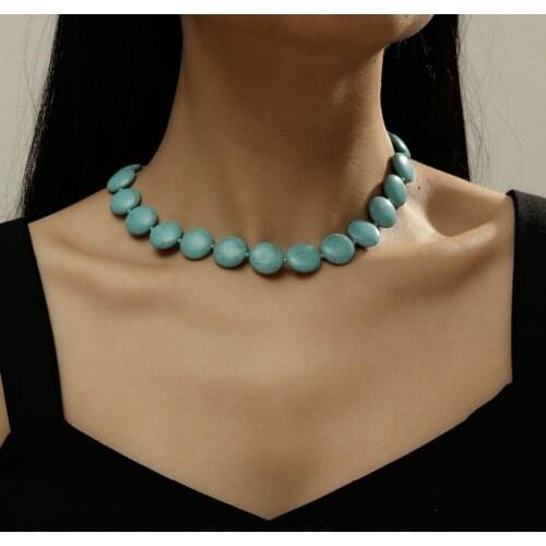 New Bohomia Hand Round Beads Necklace For Women Long Tassel Boho Necklace Jewelry Gifts