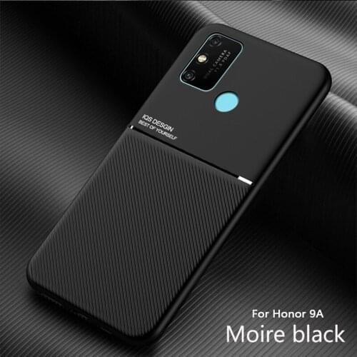 For Huawei Honor 30 20 Pro 30s 20i case Leather Texture silicone Cover For Honor 8X Max 9A 9X Pro Play 3 Shockproof Phone case