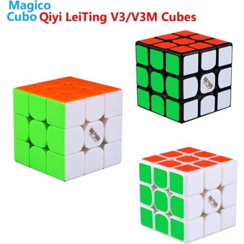 QIYI MoFangGe Thunderclap V3 M 3x3x3 Magnetic Magic Cubes Puzzle Stickerless Cube Professional 3x3 Magnets Speed Cubo Magico Toy