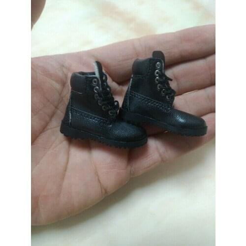 1/6th Black Hollow Pilot Snow Boots Model for 12" Female Body