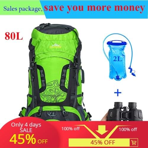 80L mochila tourist backpack trekking mochila hiking backpacks travel mountaineer backpack waterproof trekking camping tourist