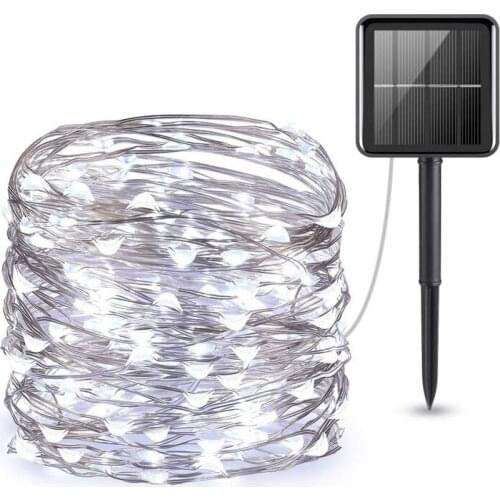 100/200 LED Solar String Light Outdoor Waterproof Christmas With Panel Garden Decoration Auto For Summer House And Fairy