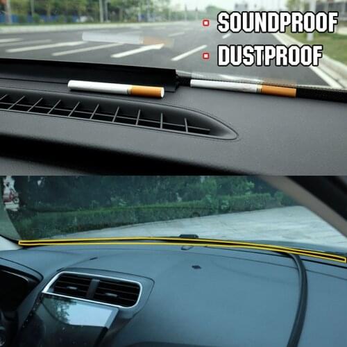 Car Dashboard Sealing Strips Styling Sticker For Lada Granta Xray Vesta For Kia Rio Solaris Creta For Golf Polo Interior Seal