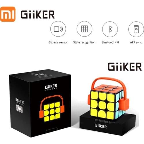 In stock New Original Xiaomi Mijia Giiker i3 AI Intelligent Super Cube Smart Magic Magnetic Bluetooth APP Sync Puzzle Toys