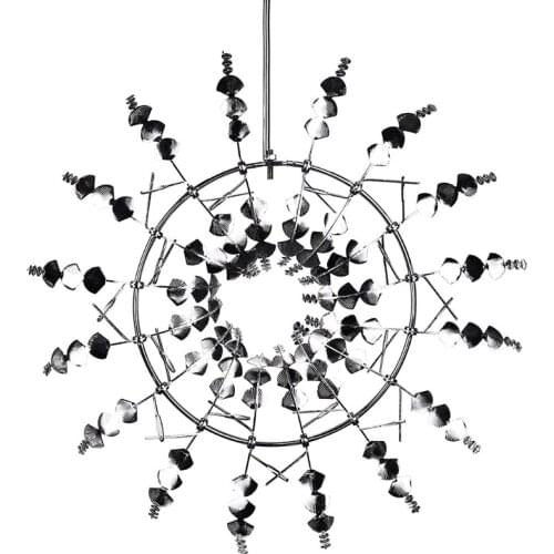 Windmill,Magical Metal Windmill Kinetic Wind Spinner with Garden Stake Wind Catcher Decor