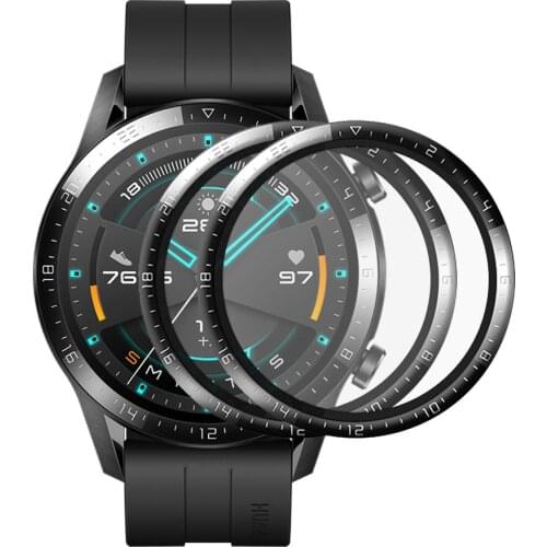 46MM 42MM Smart Screen Protectors Film Cover 9D Cuvred Soft Fibre Protective Films For Huawei Watch GT 2 Watch Accessories