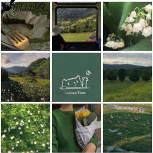 Green Diamond Painting Simple Landscape Flower 5D Diy Art Cross Stitch Diamond Inlaid Room Home Decoration Gift