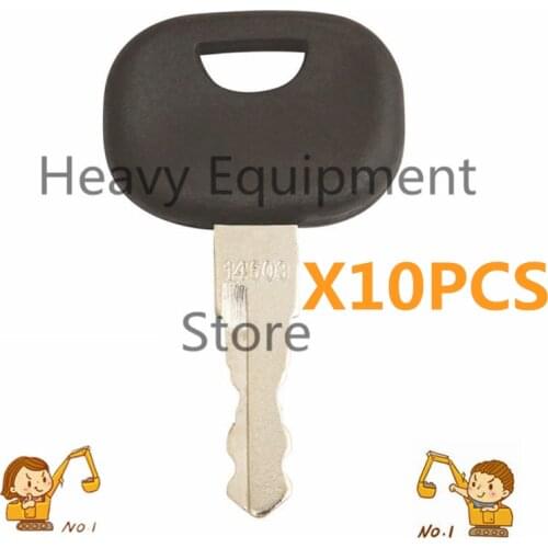 10 Pcs 14603 Key Fit For Volvo Dynapac Terex Vibromax New Holland NH Ford Moxy Hamm JCB Bomag Heavy Equipment Machine
