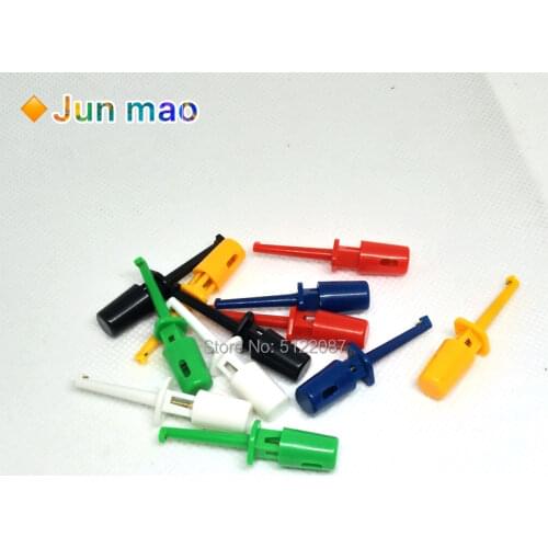 12 Mini Single Test Clasps Test Probes Electron Test IC Grabber Large Round Crocodile Clasps Test Clasps
