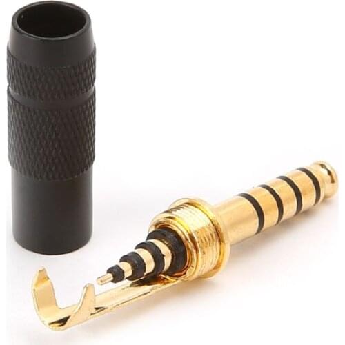 4.4mm 5 Poles Male Full Balanced Headphone Plug for sony NW-WM1Z NW-WM1A AMP Player