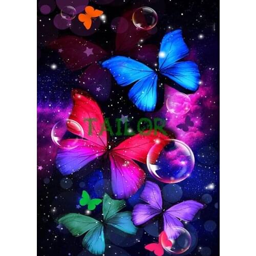 5D diamond painting Home Decor Gift Cross stitch kit set Full square haft diamentowy Cuadros tools animal Mosaic art butterfly