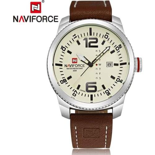 NAVIFORCE Men Casual sport Watches Army Military Fashion Watch Date Week Display Waterproof Wristwatch Male Relogio Masculino