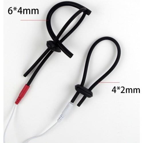 50pcs/lot Electric Conductive Rubber Glans Ring Sex Products Sex Toys For Men