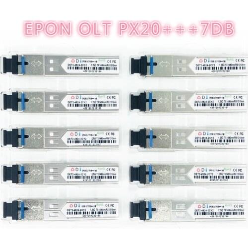 EPON OLT optical transceiver PX20+++ SFPOLT1.25G 1490/1310nm 3-7dBm SC OLT FTTH solutionmodule for OLT ONU switch HUAWEI