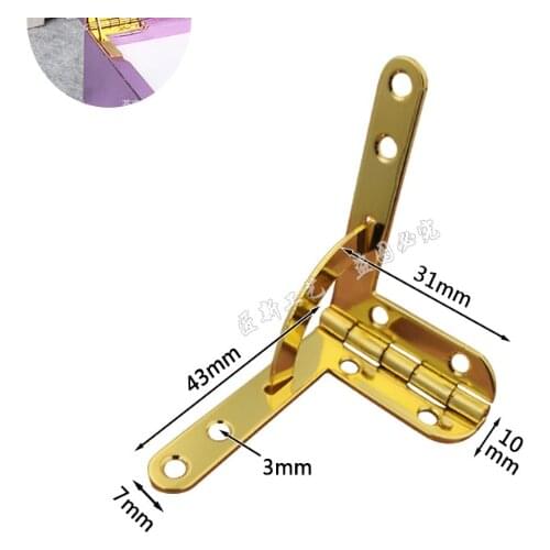 Hardware supplies 31 * 43mm aircraft hinge half pack cabinet door small hinge wooden box with built-in half cover