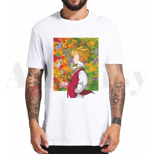 Nanatsu No Taizai Meliodas Manga Seven Deadly Sins Tshirt Hip Hop Girl Print Top Tees Harajuku Tshirts Fashion Summer T-shirt