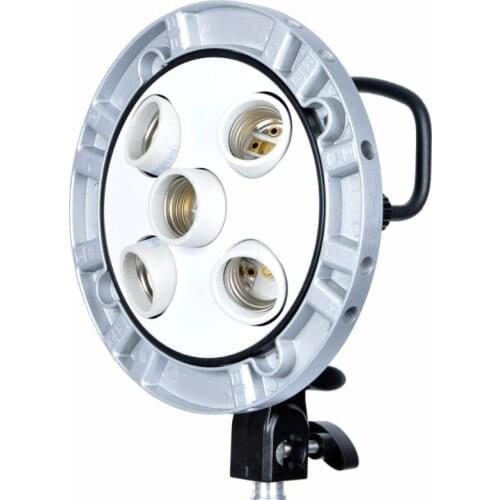 Godox TL-5 5 in1 Bulb Head Multi-Holder Tricolor Continuous Light Camera Photography Lighting
