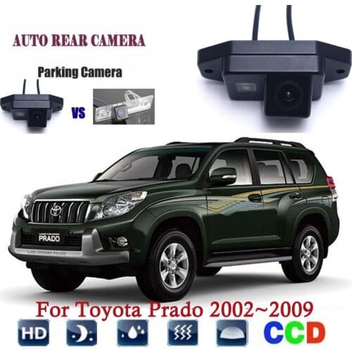 Rear View Camera For Toyota Prado 2002~2009 CCD Night Vision Backup camera license plate camera Reverse camera