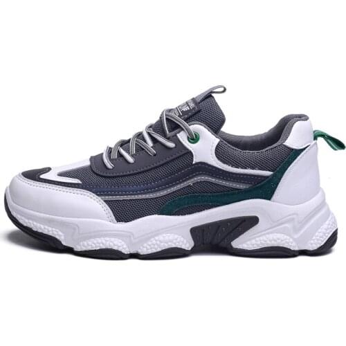 Summer Fashion Korean Reflective Sneakers Thick-soled Design Lightweight Comfortable Soft Wear-resistant Non-slip Running Shoes