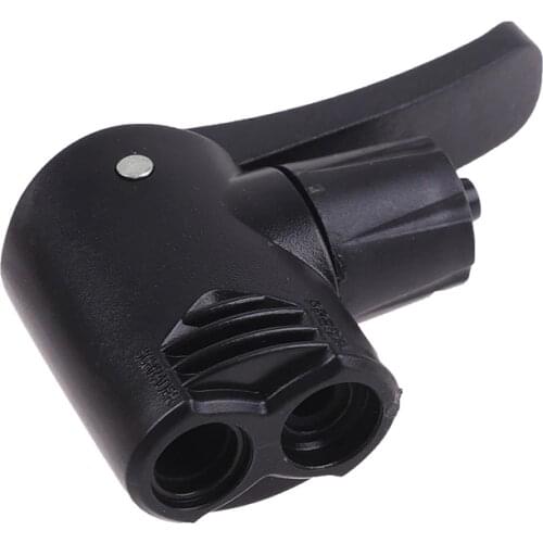 Multi-use Connector Head Bike Accessories Outdoor Cycling Schrader Valve Bicycle Tire Tyre Air Pump Inflator 6.5 x 5cm