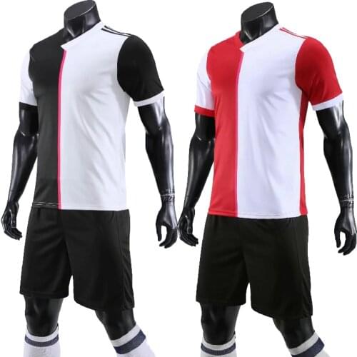 Men and Kids Football Jerseys Boys Girl personality Soccer Clothes Sets Short Sleeve Tracksuit Uniforms Children Soccer Jersey