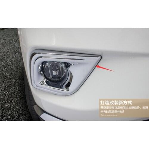 Lapetus Car Styling Chrome Front Bumper Fog Lights Lamp Cover Trim Kit ABS For Nissan Murano 2015 2016 2017 2018