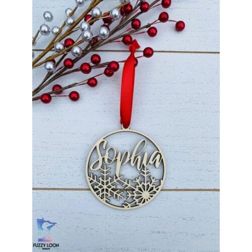 Customized Christmas different Name Tree Hanging Pendant Decoration custom name Christmas ornament tree Decro Xmas party favor