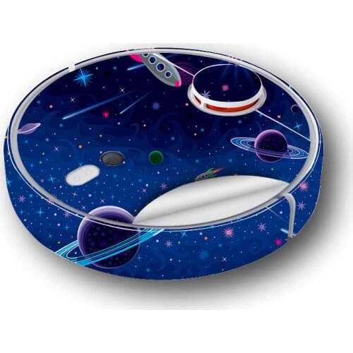 Custom Xiaomi Vacuum Cleaner Sticker For Xiaomi Mi Robotic Vinyl Space Stickers For Xiaomi MiJia 1S Robot Skin Sticker