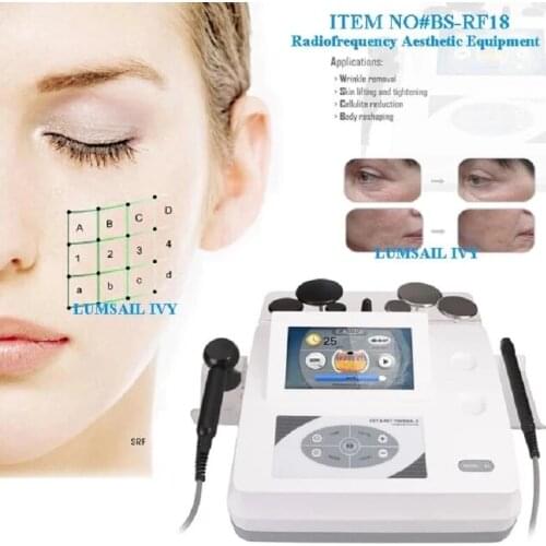 Tecar therapy monopolar RF diathermy machine RET CET indiba body shaping sliming face lift skin tightening machine