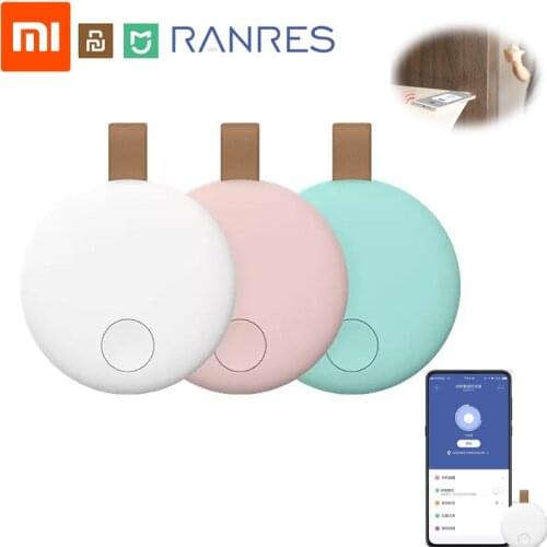 Xiaomi Mijia Ranres Smart Intelligent Mini Anti-lost Device Two-way mutual search 15M distance Work with Mi home app Anti-lost