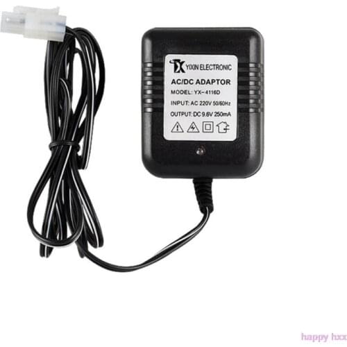 Rechargeable Battery Charger Ni-Cd Ni-MH Batteries Pack KET-2P Plug Adapter 9.6V 250mA Output RC Toy