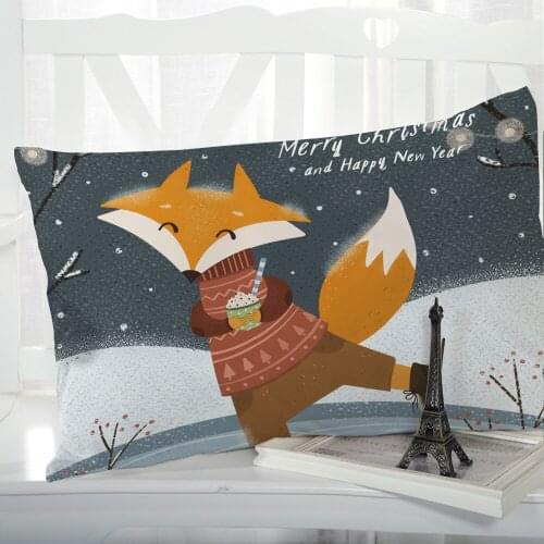 1pc Cartoon Christmas Childrens Pillow cover Pillow case Bedding Pillowcase Pillowcovers decorative 3D for kids baby snow