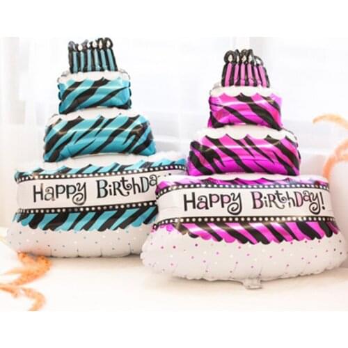 1pcs Happy Birthday Party Decorations Pink Foil Balloons Baby Shower Decor Valentines day Wedding Accessories Boy Girl Balls