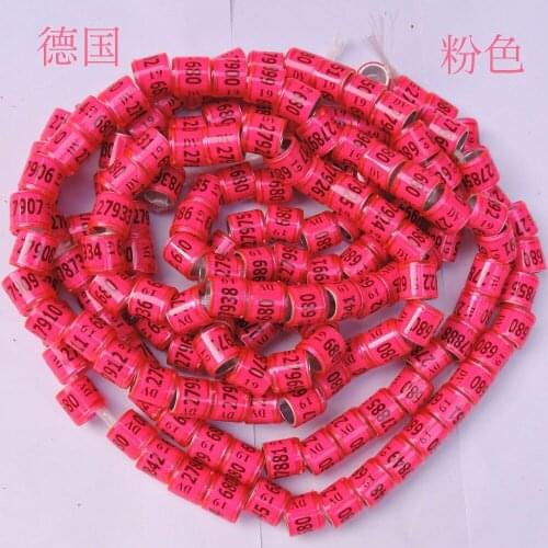 2019 Pink DV pigeon rings bird ring 5000pcs/Lots