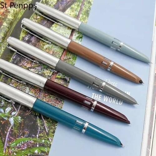 2020 Model Wing Sung 601 Fountain Pen Steel Cap Vacumatic Double Bead Ink Pen Stationery Office school supplies Writing Gift