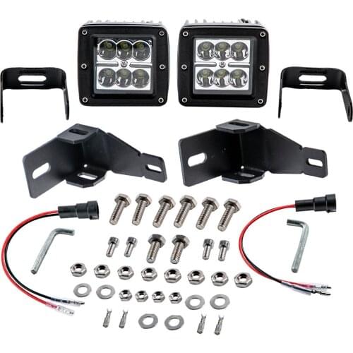 24W Fog LED Light Bumper Kits+Plug&Play Wire For Ford F250/350/450