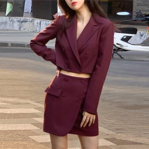 Bornladies Summer Skirt Suits