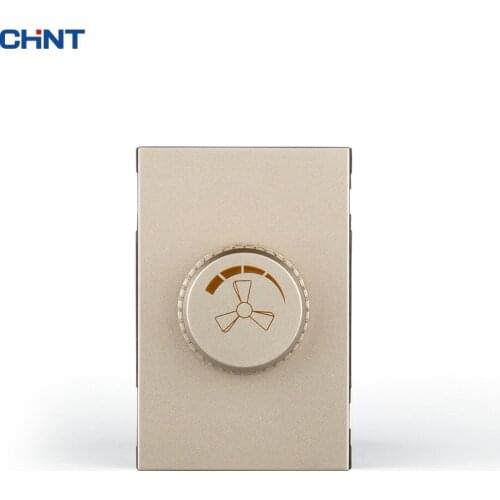 CHINT Knob Switches Adjust Speed Switch 250W Assembly Module Switch 120 Type 9L Ceiling Fan Wall Switch Function Key