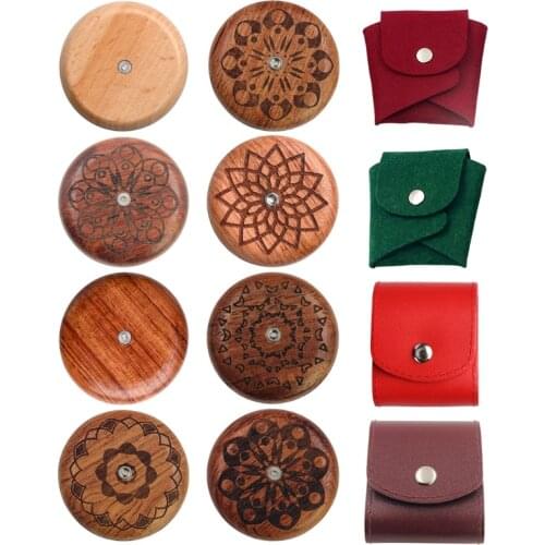 Wooden Bread Knife Razor Cutter with Storage Bag Round Bread Lame Dough Scoring Slashing Tool for DIY Sourdough Bread Bakers