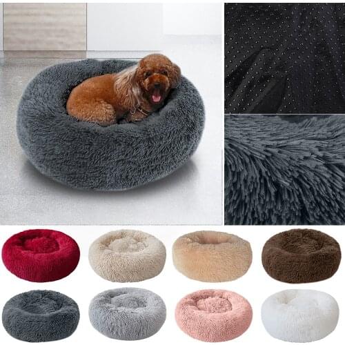Sofa Plush Cat Cushion Dog Bed Pet Round Cushion Super Soft Dog Bed Labrador Large Dog Bed House Pet Round Cushion