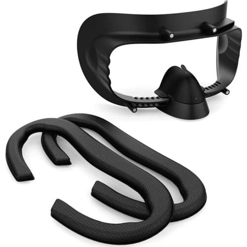 For HP Reverb G2 VR Facial Interface Bracket And Foam Pads Replacement Eye Pad Headset Black Accessories Cover VR Leather