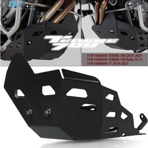For YAMAHA TENERE 700 TENERE700 Rally 2019 2020 2021 Motorcycle Accessories CNC Aluminum Skid Plate Bash Frame Guard T7 Rally