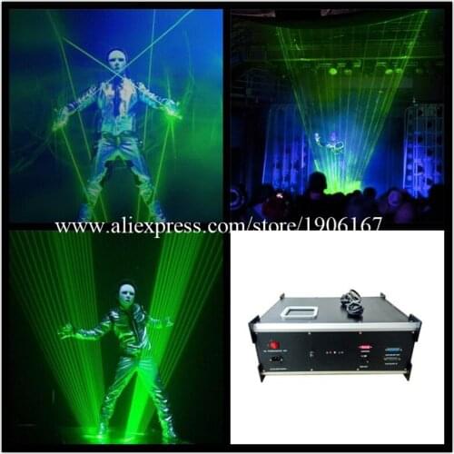 Hot sale1w Green Laser Stage Light Laserman Show Equipment Laser Man Projector For Party Stage Performance Wedding Nightclub