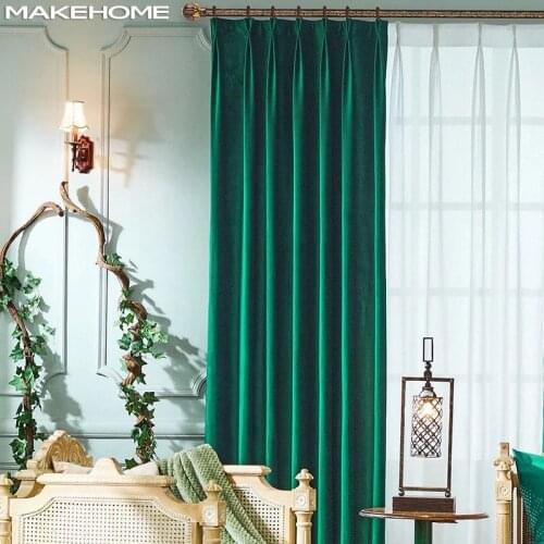 Matt Window Curtains for Living Room High-quality Velvet Modern Curtains for Kitchen Bedroom Thick Window Drapes Curtain Custom