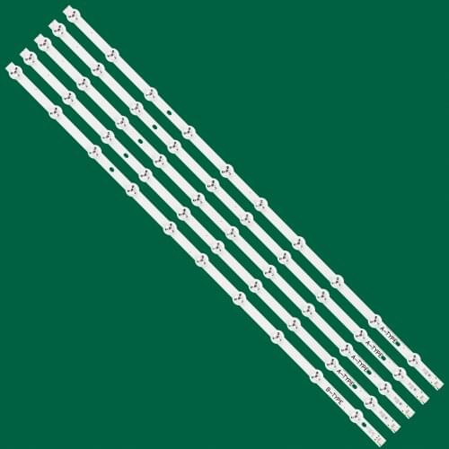 New 5 pcs/set LED backlight strip 10 lamp for 43FA8500 43FA9000 VES430UNSL-3D-U01 430DLED_SLIM_A-TYPE_REV01 30090134 30090135