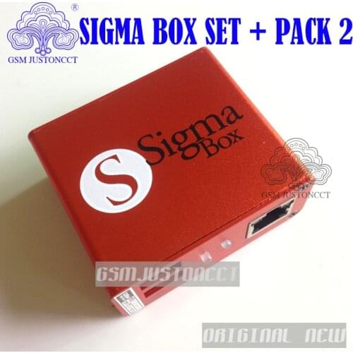 Original newest Sigma Box / SIGMG BOX with 9 Cables Set + Pack 2 Activation for MTK-based Motorola Alcatel Huawei ZTE for Lenovo