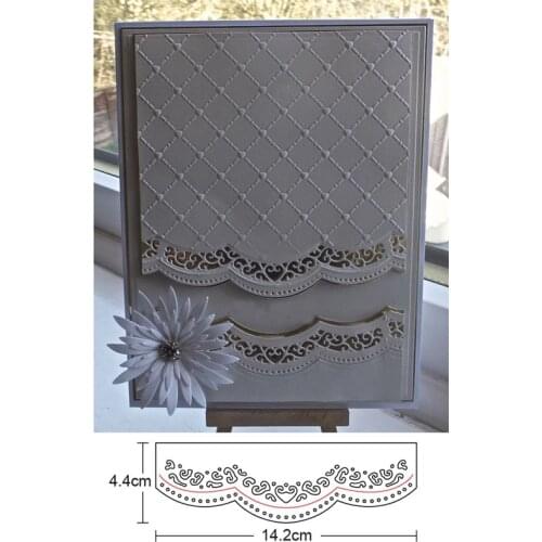 Carving Cutting Dies Metal Dies Line Semicircle Lace Edge Die Scrapbooking Album Card Making Embossing Stencil Diecuts 2020 New